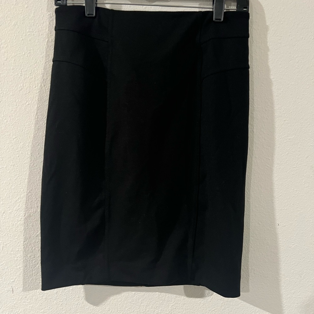 Black pencil skirt
